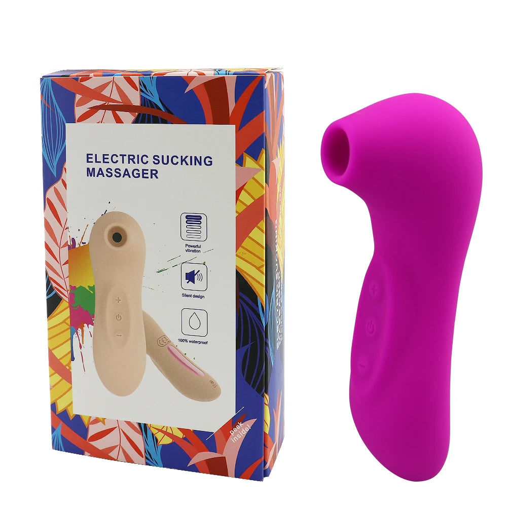 Female Sex Sucking Toy Vibrators Powerful Clitoris Sucker Blowjob Tongue Stimulator Nipple Vagina Pussy Pump Sex Toys for Women