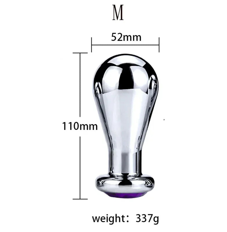 Hot Selling Anal Plug Dildo Huge Fist Strap On Sex Toys For Men/Women Masturbators Stainless Steel Toys Big Butt Plug Wearable