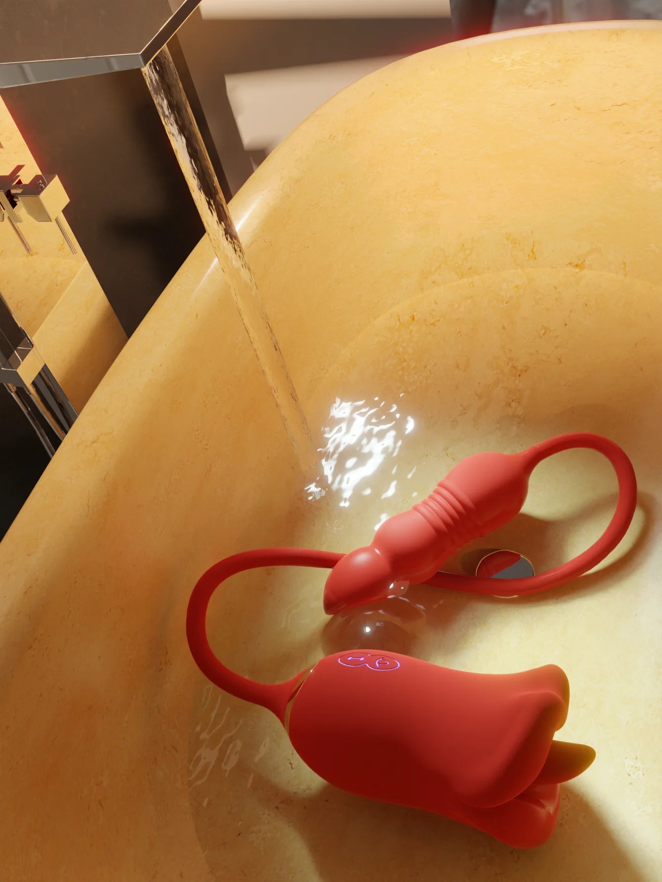 18+ adult Sex toys Rose Vibrator Women Toy Vibrator 3-in-1 Clitoral Stimulator Tongue penetration consolador vibrator orgasm