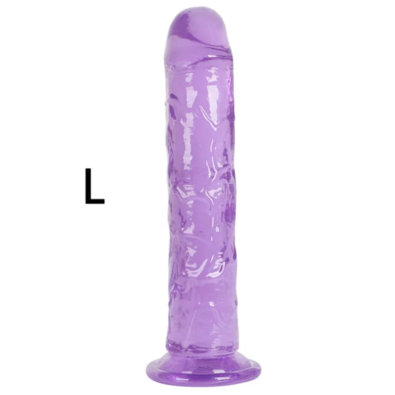Adult Supplies Sex Toy Realistic Dildos Lifelike Flexible Dildo With Suction Cup For hands-free Play Adult Sex Toys For Men