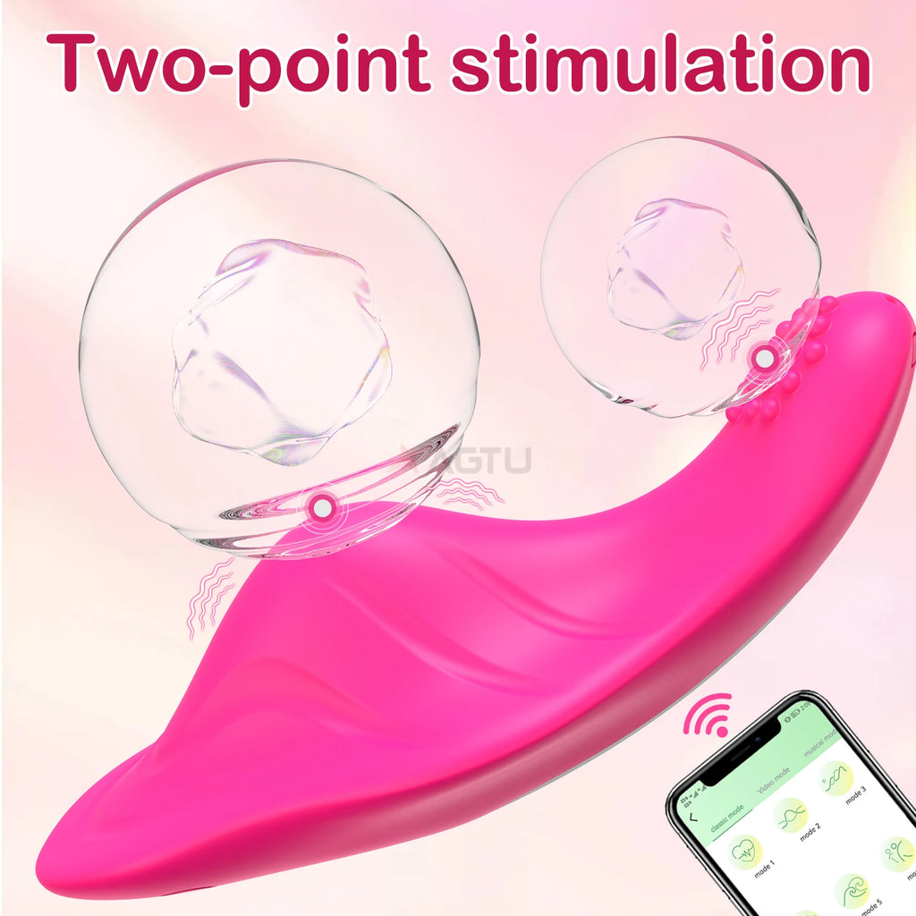 Mini Vibrator For Women Clitoris Stimulator APP Bluetooth Remote Control Wearable On Sexy Panties Female Adults Sex Toys