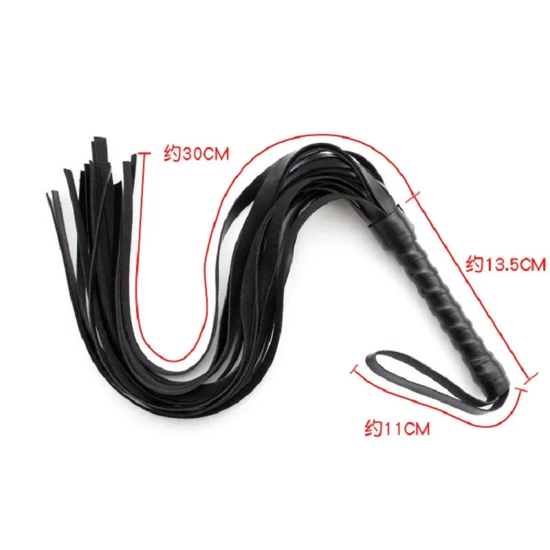 Bdsm Fun Sex Game Whip Leather Erotic Sexy Slave Spanking Paddle Sex Toys for Women Couples Adult Flogger Fetish Bondage Harness