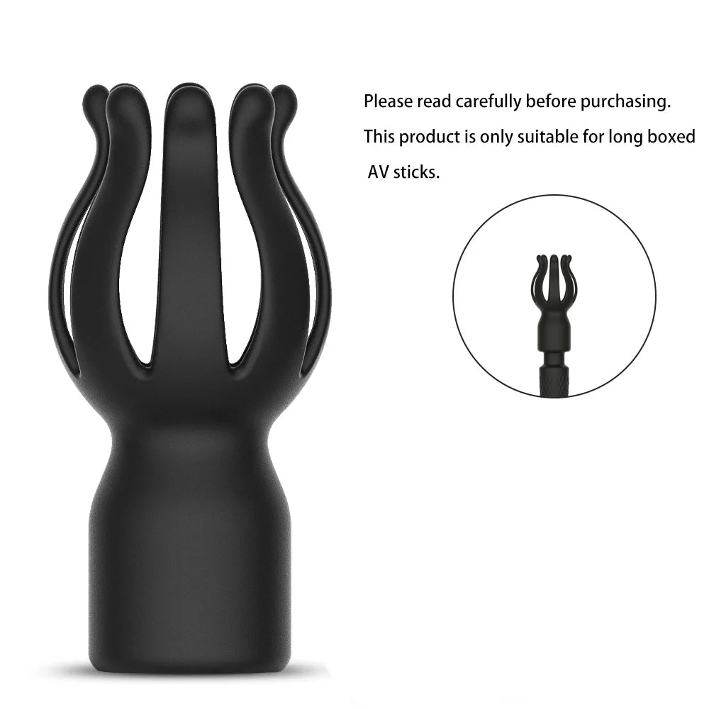 Silicone Powerful AV Vibrator, Female Nipple Clitoris G-spot Stimulation Masturbator, Couples Adult Sexy Sex Toys, Sex Toys 18+