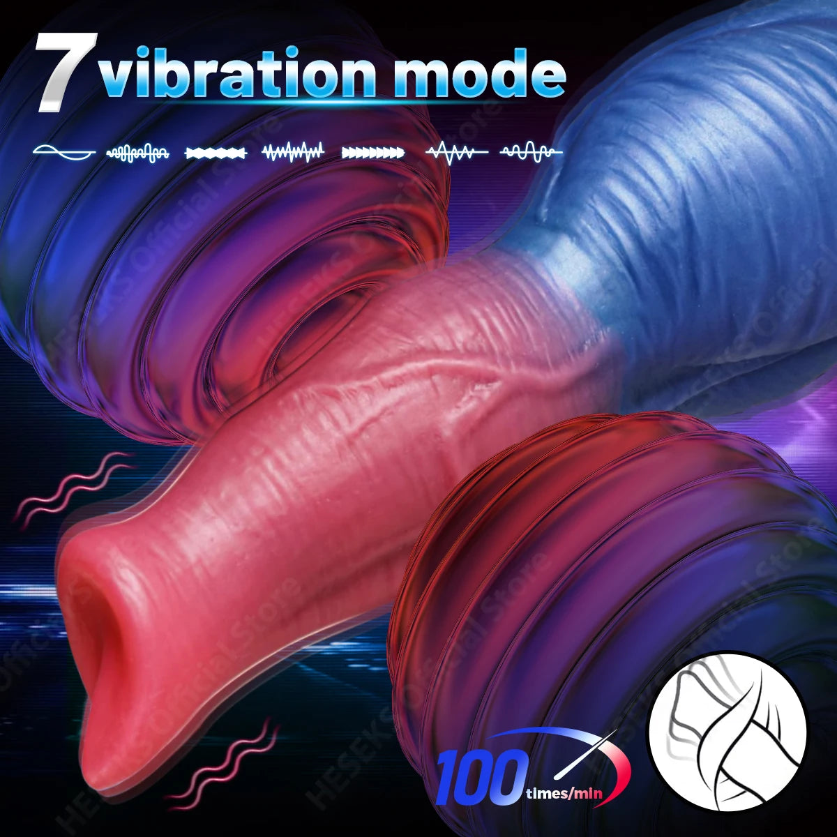 10 inch Thrusting Dildo Vibrator 7 Vibration & Thrust Modes Huge Monster Dildos G Spot Anal Toys with Remote Control for Women