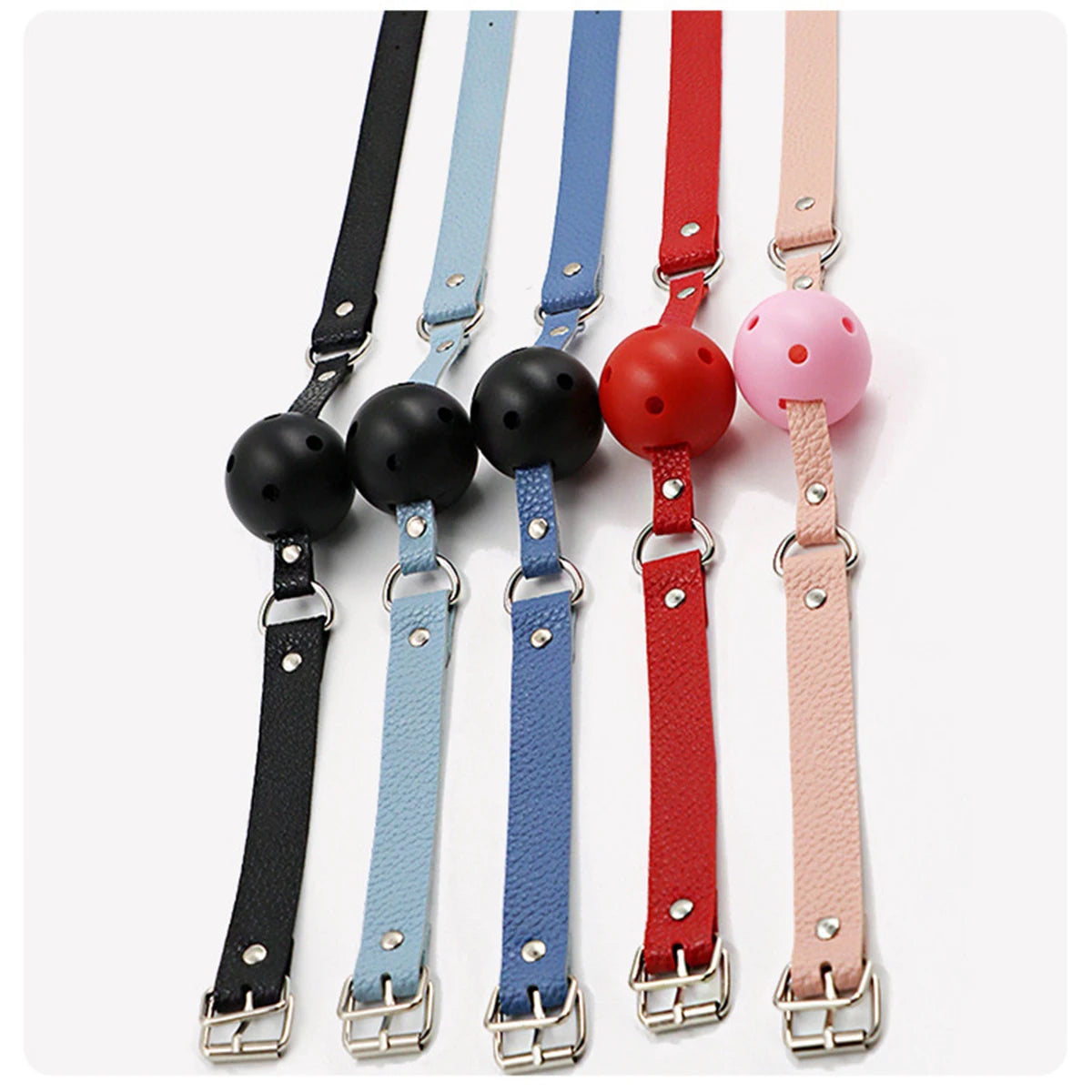 BDSM Soft Silicone Gag Ball Woman SM Slave Sexy Gag Oral Fetish Sex Toys For Couples Oral Fixation Bondage Restraints Erotic Toy
