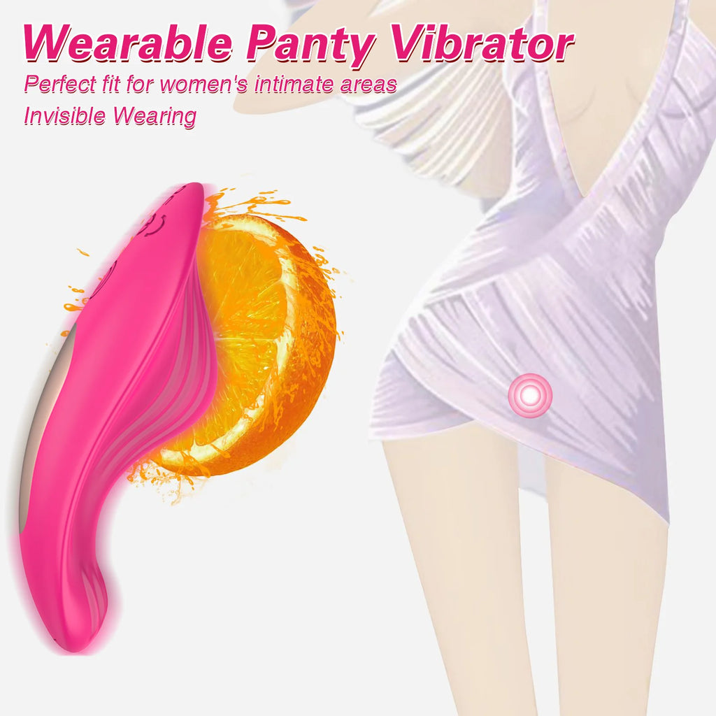 Mini Wearable Vibrator for Female Clit Stimulator Wireless Bluetooth APP Control Vibrating for Women Masturbator Adult Sex Toys