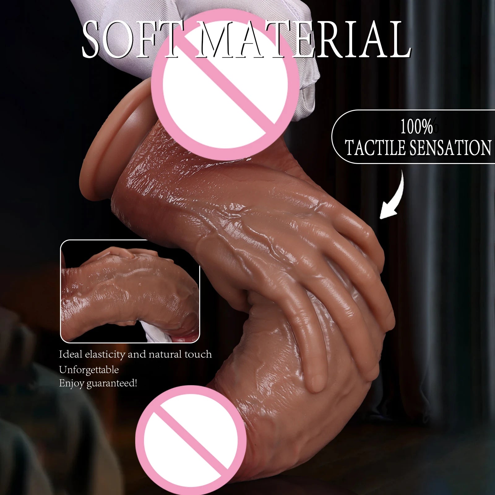 5 Size New  Realistic Giant  Dildo Silicone Animal Penis Adult Sex Toys Women Rapid Orgasm Masturbation Tool Oversized Soft Dick