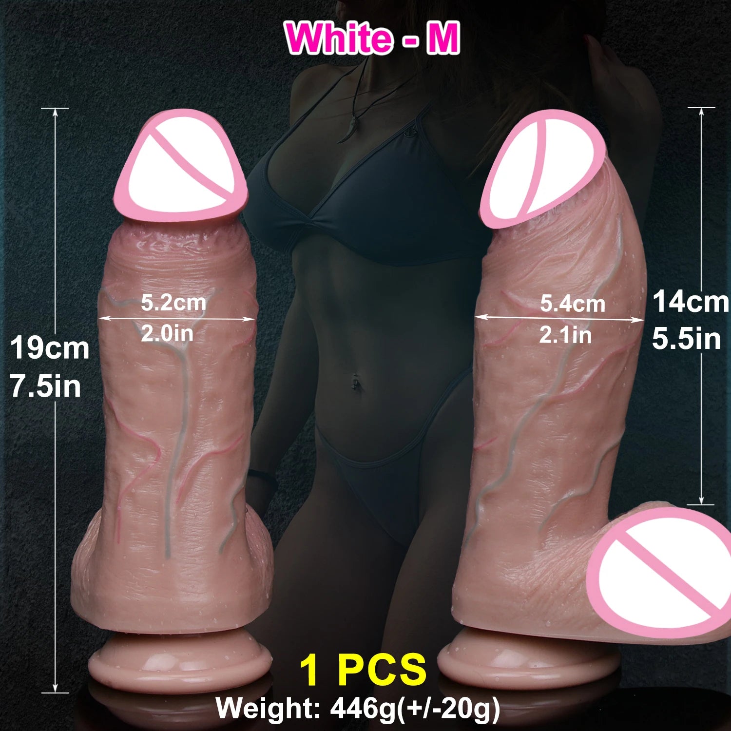 Realistic Flesh Skin Soft Thick Big Dildo Double Silicone Small Penis Woman Man Anal Sex Toy Suction Cup Dick Masturbators Cock