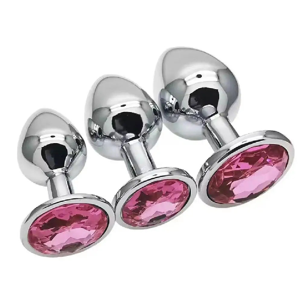 Anal Plug Waterproof Stainless Steel Smooth Touch Anal Buttplug Sex Toys Sex Products Men/Women/gay Sex Toys Butt Dilator Care