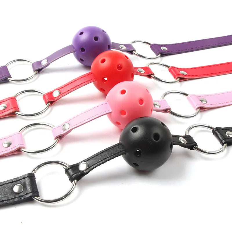 BDSM Woman Mouth Gag Ball Set Couple SM Slave Open Mouth Sex Games Mouth Gags 18+ Adult Foreplay Flirt Woman Slave Sextoy Set