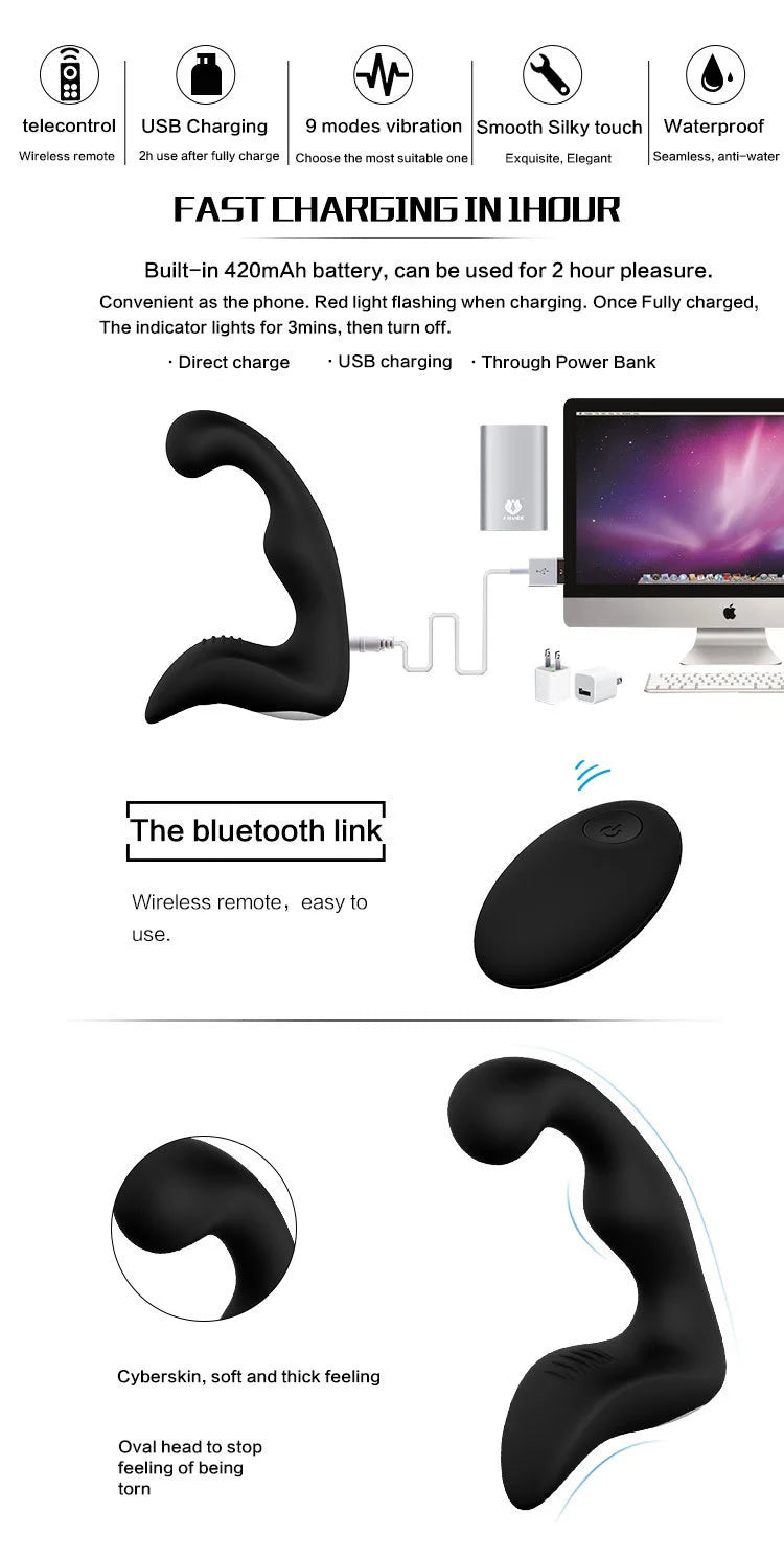 Anal Vibrator Sex Toys For Men/Women Anal Plugs Dildo Vagina Pussy Remote Control Prostate Massager Adult Sex Toys For Men