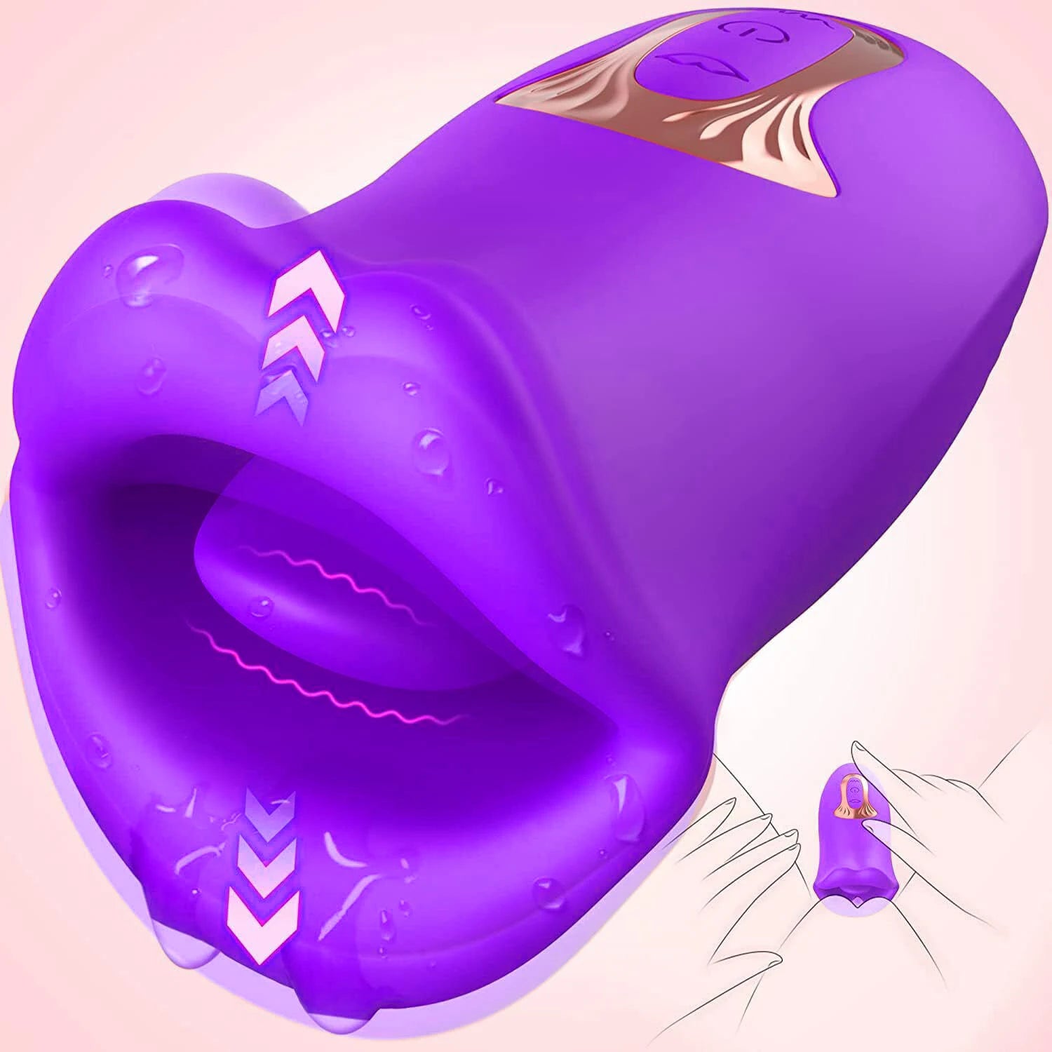 Adult Toys Tongue Licking Vibrator Clitoris Stimulator Dildo Vibrator Masturbation Tools Women Vagina Vibration Adult Supplies