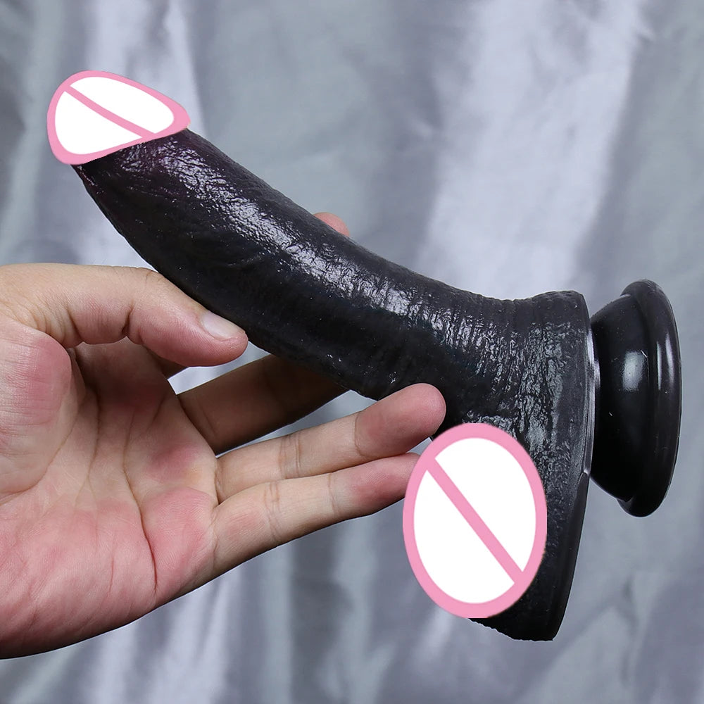 Double Layer Silicone Dildo Soft Realistic Penis Small Adults Butt Plug Suction Cup Anal Sex Toys For Woman Masturbator 18+ Shop