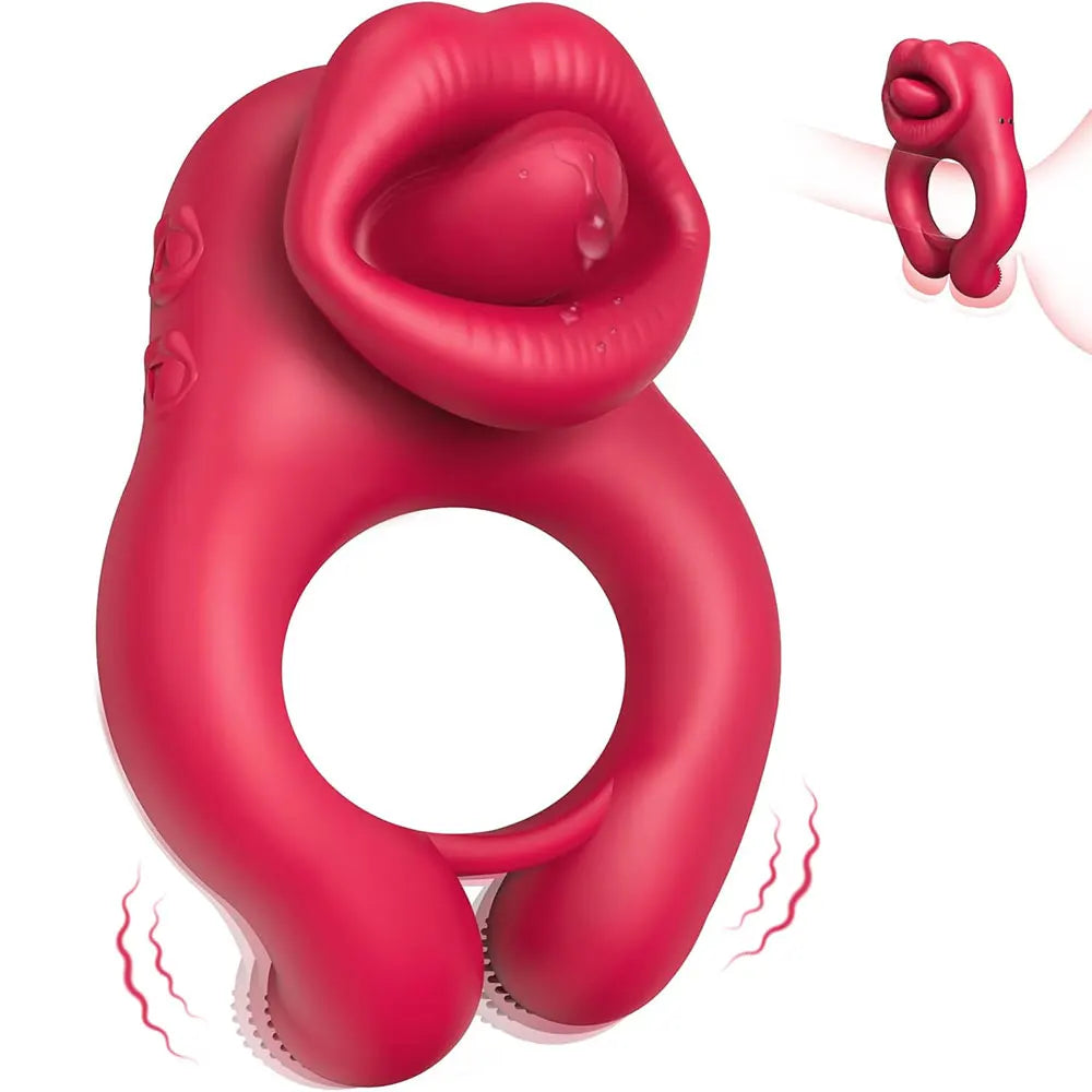 Vibrating Cock Ring for Men Couples Adult Sex Toys Penis Vibrator Clitoral Stimulator 10 Vibration Adjustable Vibrator Ring