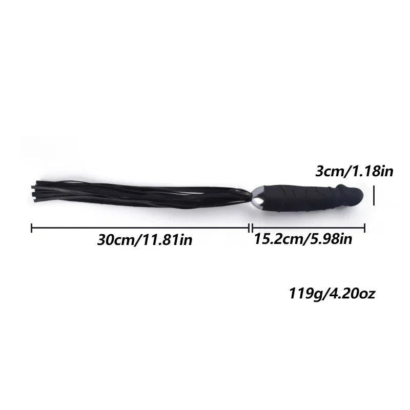 BDSM Whip Adult Game for Couple Realistic Dildo Vagina Massage Flogger Spanking Bondage Restraints Whips Sex Toy for Women