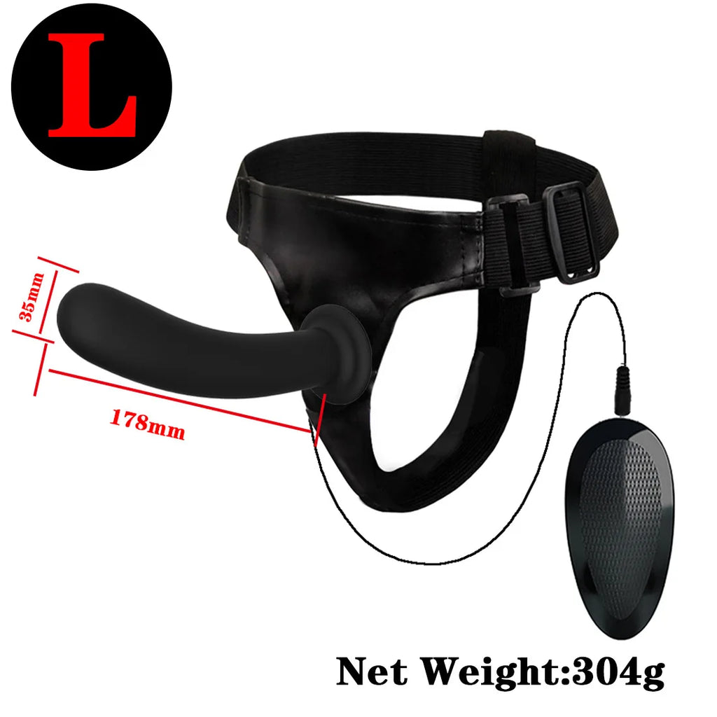 Women's Leather Pants, Remote-controlled Vibration, Silicone Simulation Penis, Lifting Devices Adult Sex Toys Sex Toys for Women
