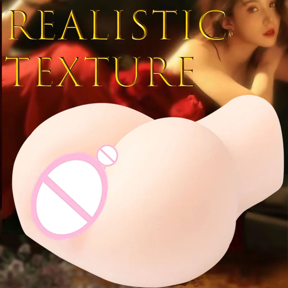 ZUIMAO Male Masturbator Adult Sex Toy with 3D Realistic Textured Pocket Pussy and Tight Anus Sex Doll Stroker for Sexy Adult Man