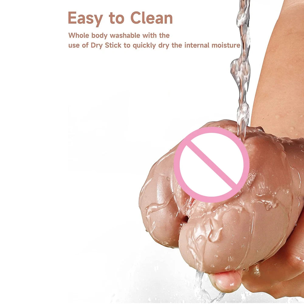 3 In 1 Masturbators Penetration Men Sex Toys Artificial Vagina Anal Mouth Pocket Pusssy Adults Blowjob Male Masturbation Tools