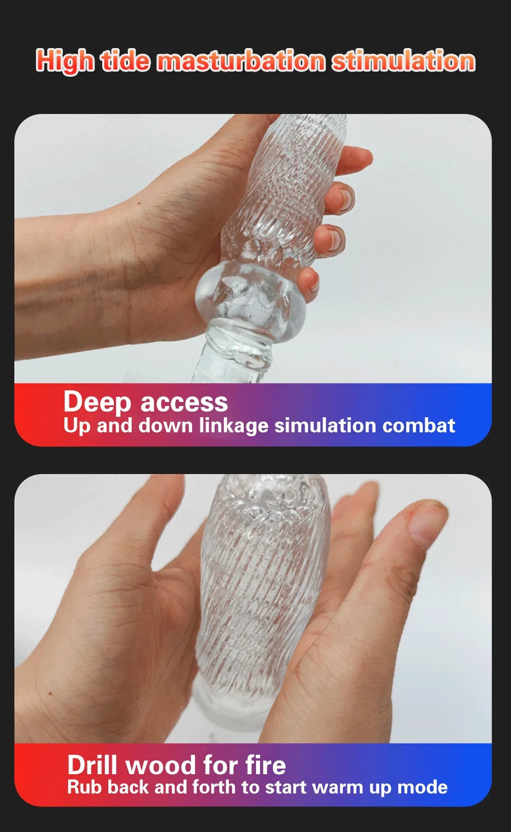 Masturbation Cup Sex Toys for Men Soft Male Exercise Penis Massage Sexy Pocket Pussy Blowjob Toy Vagina Adult Goods 18+