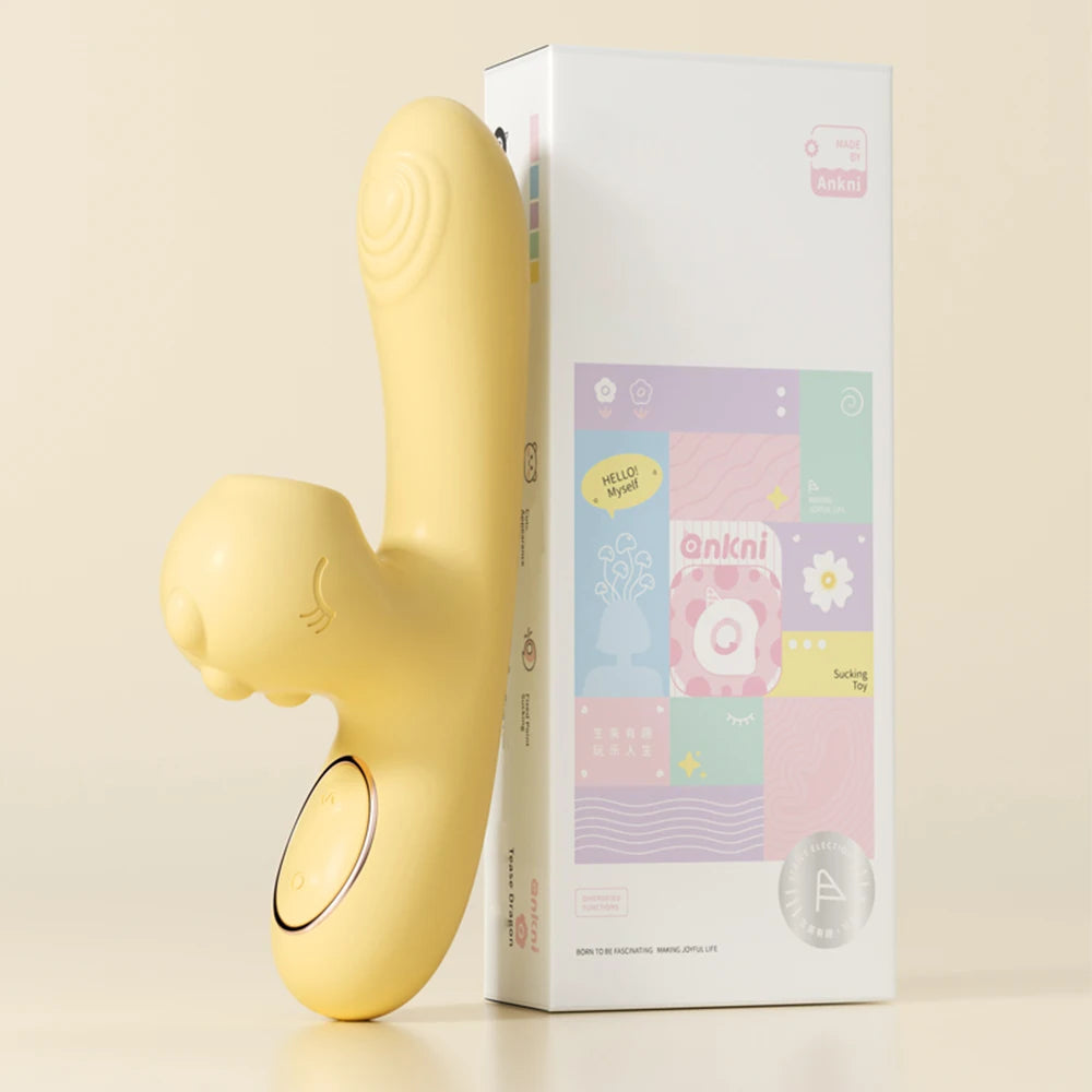 Powerful Vibrator For Women Dildo Clitoris Stimulator Wand Female Masturbation Adult Couple Sex Toys Tongue Licking & Vibration