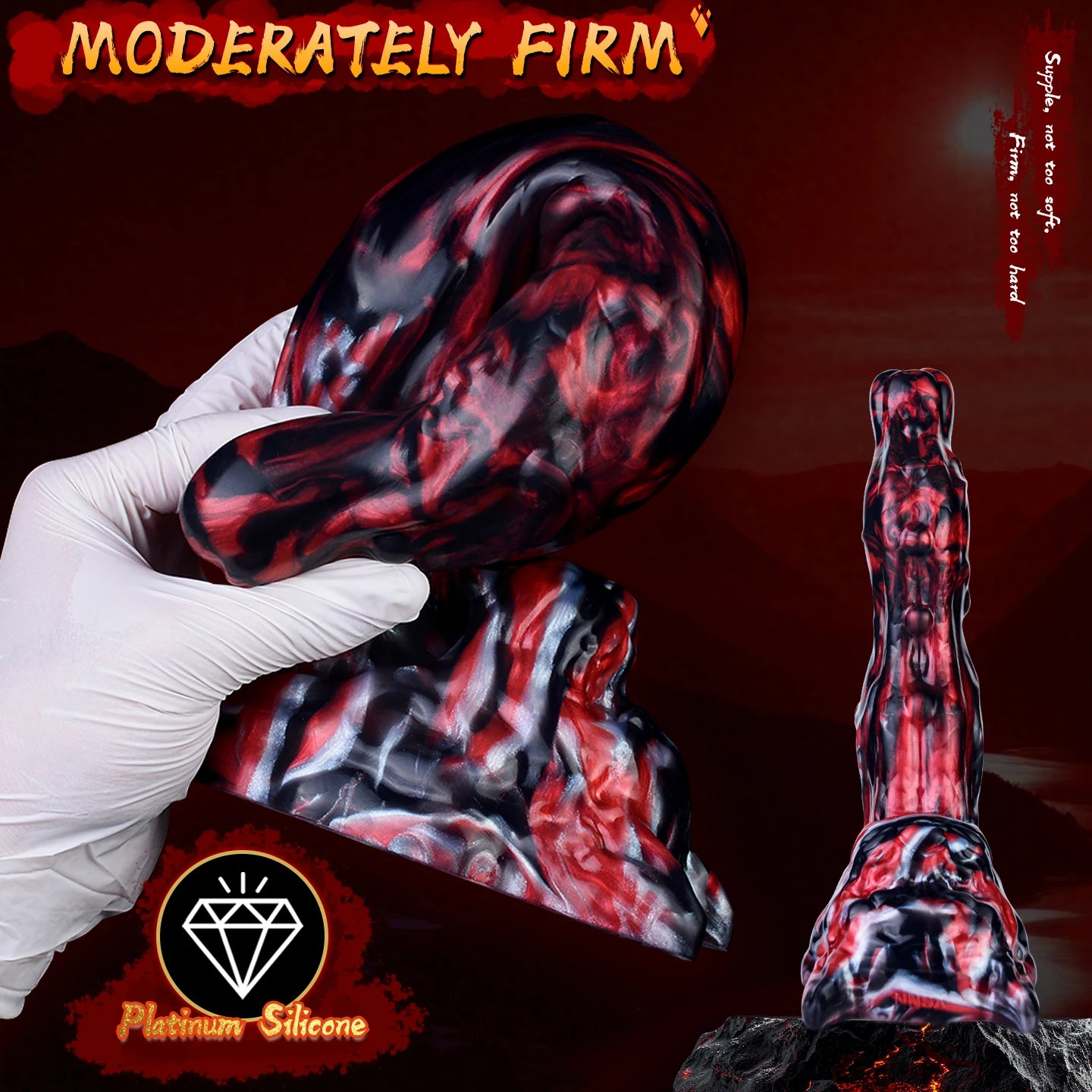 LICKER Anal Dildo Silicone Monster Cock Tongue Penis Vaginal Massager Anal Plug Women Masturbation Sex Toy Couple Flirting Game