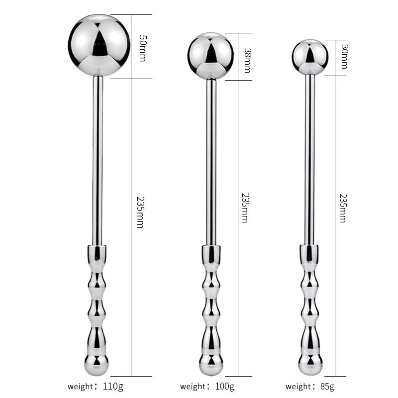 Stainless Steel Anal Plug Butt Beads Sextoy Male G Spot Wand Male Prostate Massage Stick Double Dildo Vagina Sex Toy Anal Dildo