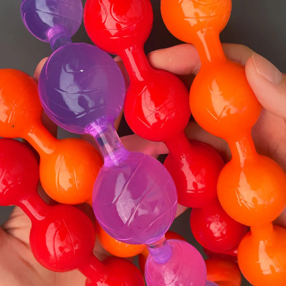 Anal Beads Butt Plugs with 5/6  Anal Balls Adult Sex Toys Anal Chain Prostate G-spot Stimulator Vaginal Anus Dilator for Men