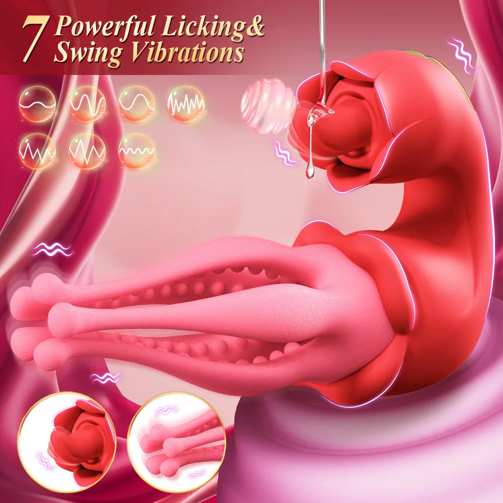 Couples' Sex Toys Male Penis Exerciser Female Clitoral Stimulator 3 in 1 Multi-Power Modes Unisex Masturbation Tool