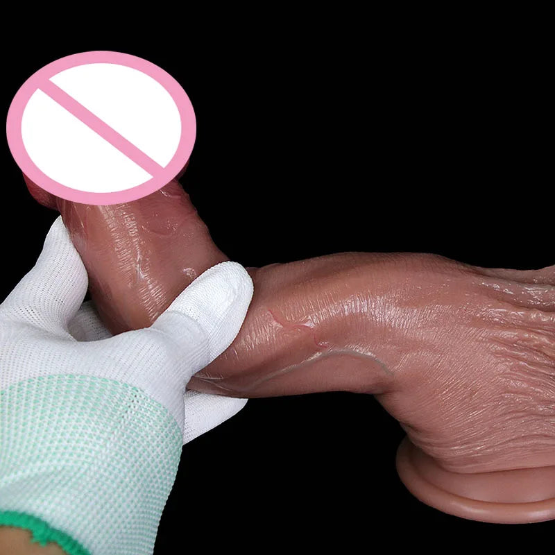 Oversized Realistic Dildo with Thick Glans Big Penis Adult Suction Cup Anal Sex Toys for Couples Vagina Penis Adult Sex Toys For