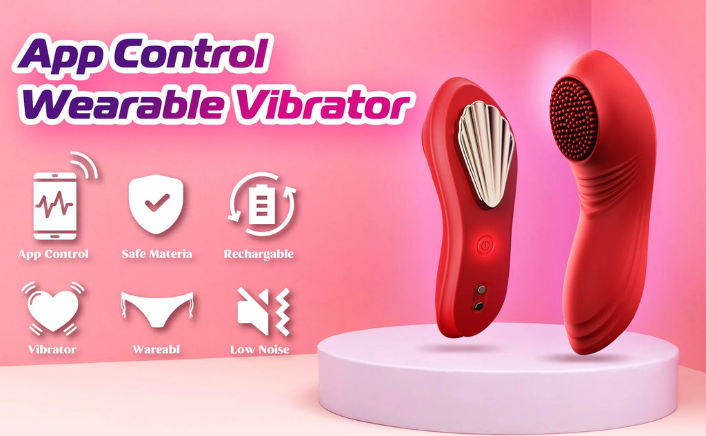 Wearable Mini Vibrator For Women Vaginal Massage Clitoral Stimulator APP Remote Control Vibro On Sexy Panties Sex Toys for Adult