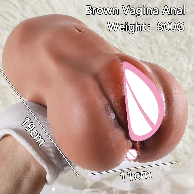 Real Vagina Masturbation Sex Doll Realistic Butt Skin Pocket Pussy Sex Toys for Men Silicone Vaginal Anus Male Masturbators Cup