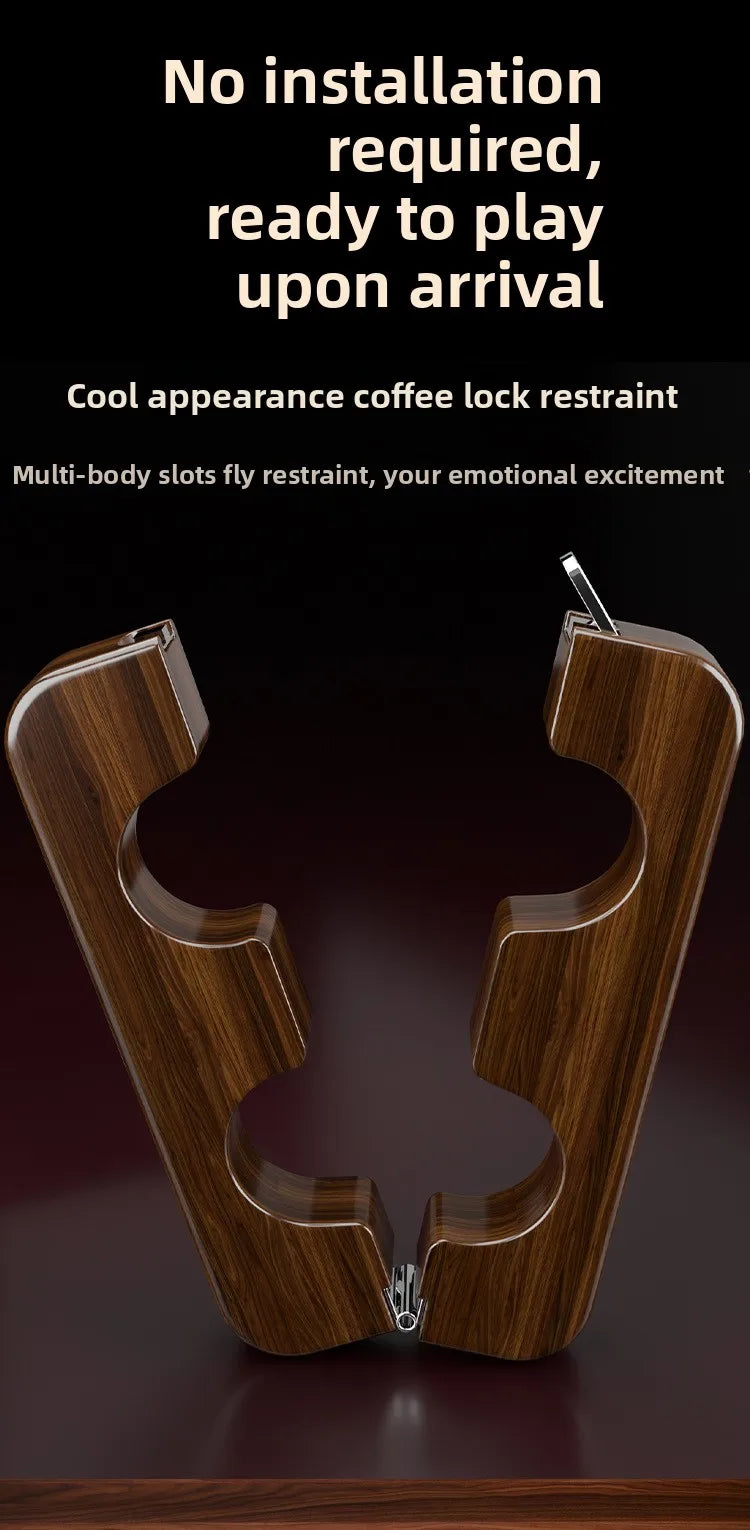 BDSM Pearwood Thumb Yoke Sm Erotic Toys Couples Sex Aids Props Handcuffs Bondage Sp Transfer Classroom Couple Flirting