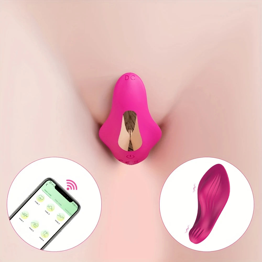 Mini Wearable Vibrator for Female Clit Stimulator Wireless Bluetooth APP Control Vibrating for Women Masturbator Adult Sex Toys