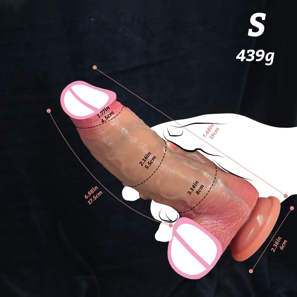 Super Big Dildo Realistic Penis Thick Dick Male Genitals Vaginal Female Masturbator Oversized Dildos Adult Sex Toys for Women