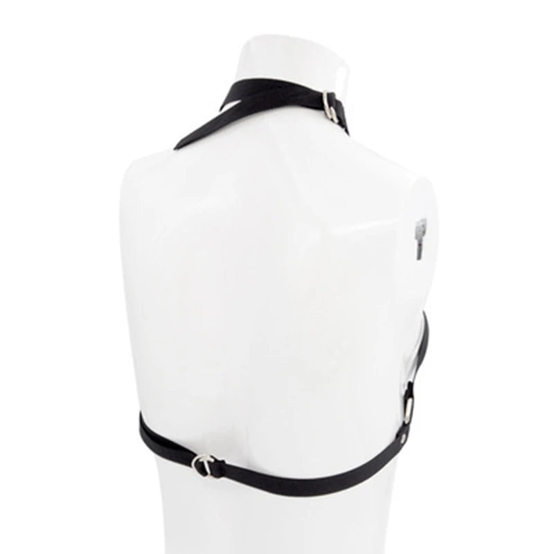 BDSM Fetish Collar Nipple Clamps Leather Necklace Chain Slave Erotic Adult Sex Toys For Women Couples Men Fliting Games Sex Shop