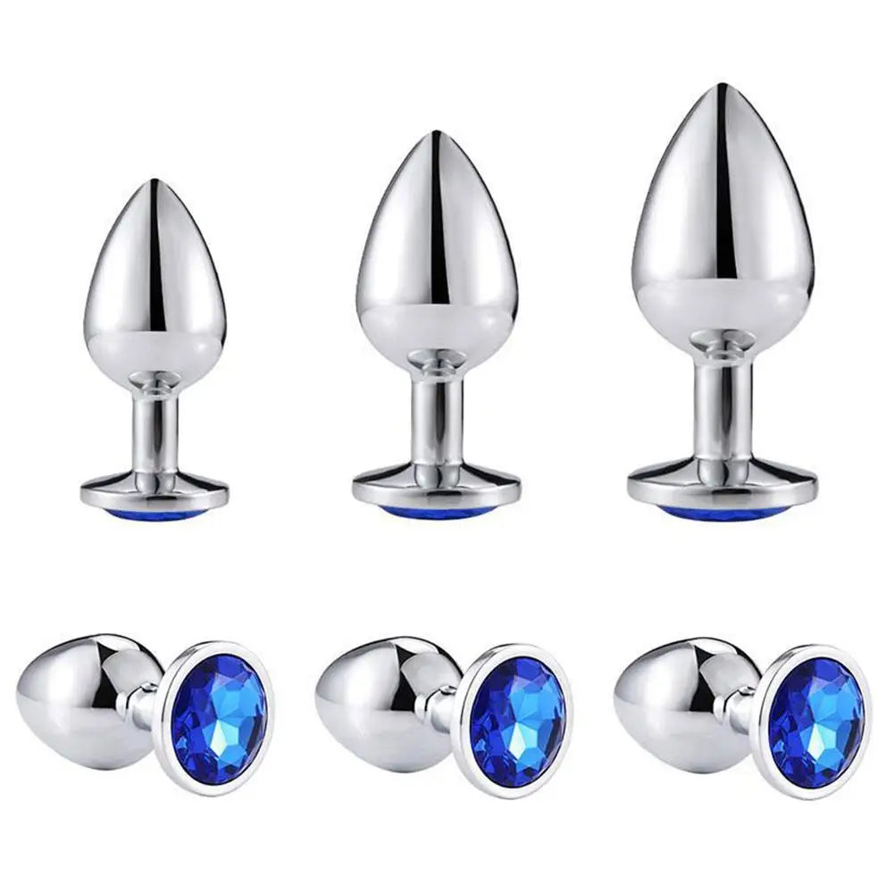 Anal Plug Waterproof Stainless Steel Smooth Touch Anal Buttplug Sex Toys Sex Products Men/Women/gay Sex Toys Butt Dilator Care