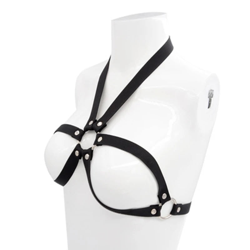 BDSM Fetish Collar Nipple Clamps Leather Necklace Chain Slave Erotic Adult Sex Toys For Women Couples Men Fliting Games Sex Shop