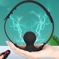 Sex Games Wireless Remote Control Electric Shock Open Mouth Gag Bondage Slave Ball Gag Erotic Sex Toys For Woman Couples Adult