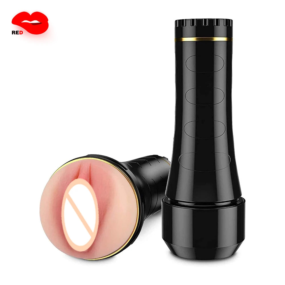 Male Automatic Masturbator Vagina Pussy Sucking Vibration Massager Real Penis Blowjob Masturbation Cup Adult Sex Toys For 18 Men
