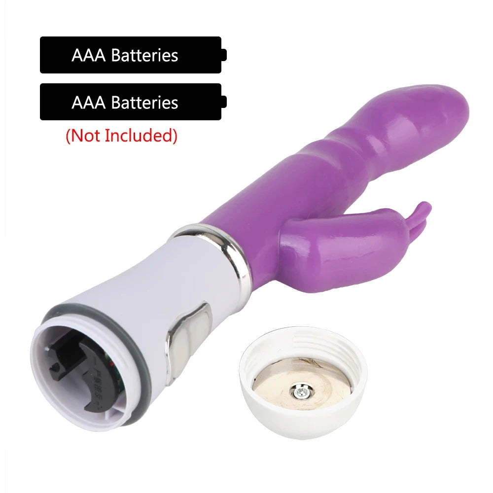 21cm Vibrating Dildo for Women Dual Stimulation Anal Butt Plug Clitoral/Vaginal Massager Adult Sex Toy for Female Masturbation