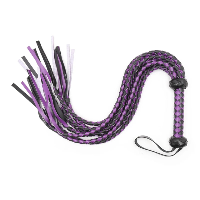 8 Braids Slave Bdsm Whip Sex Toys for Womans Couples Adult Games Bdsm Spanking Flogger Whip Bondage Restraints Leather Whips