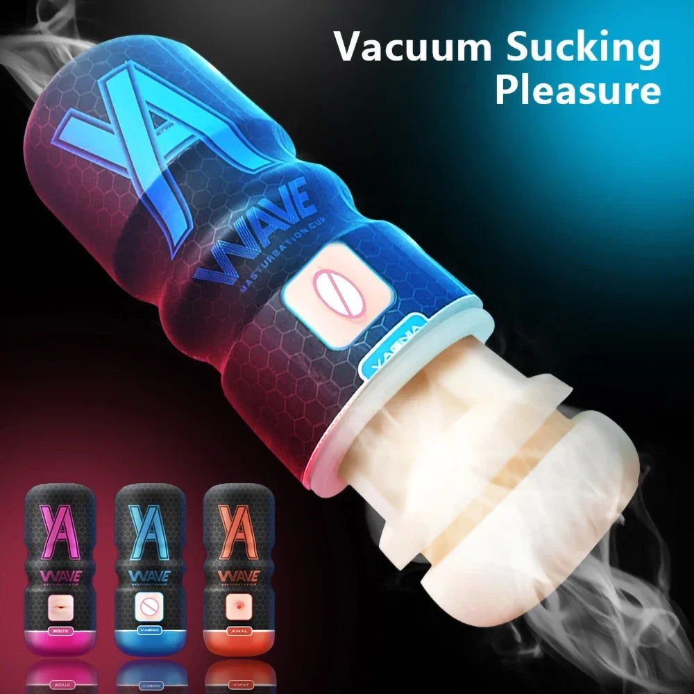 Powerful Male Masturbator Sex Toys for Men Pocket Pussy Artificial Vagina Blowjob Massager Fleshlight Adult Supplies 18+