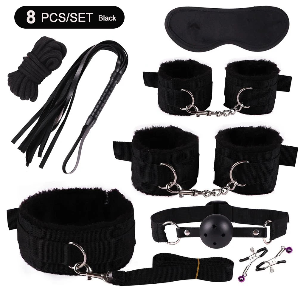 Sex toys for women BDSM sexual couples kit erotic accessories handcuffs for session Anal plug sex game Adult Sexy Toys sexy shop