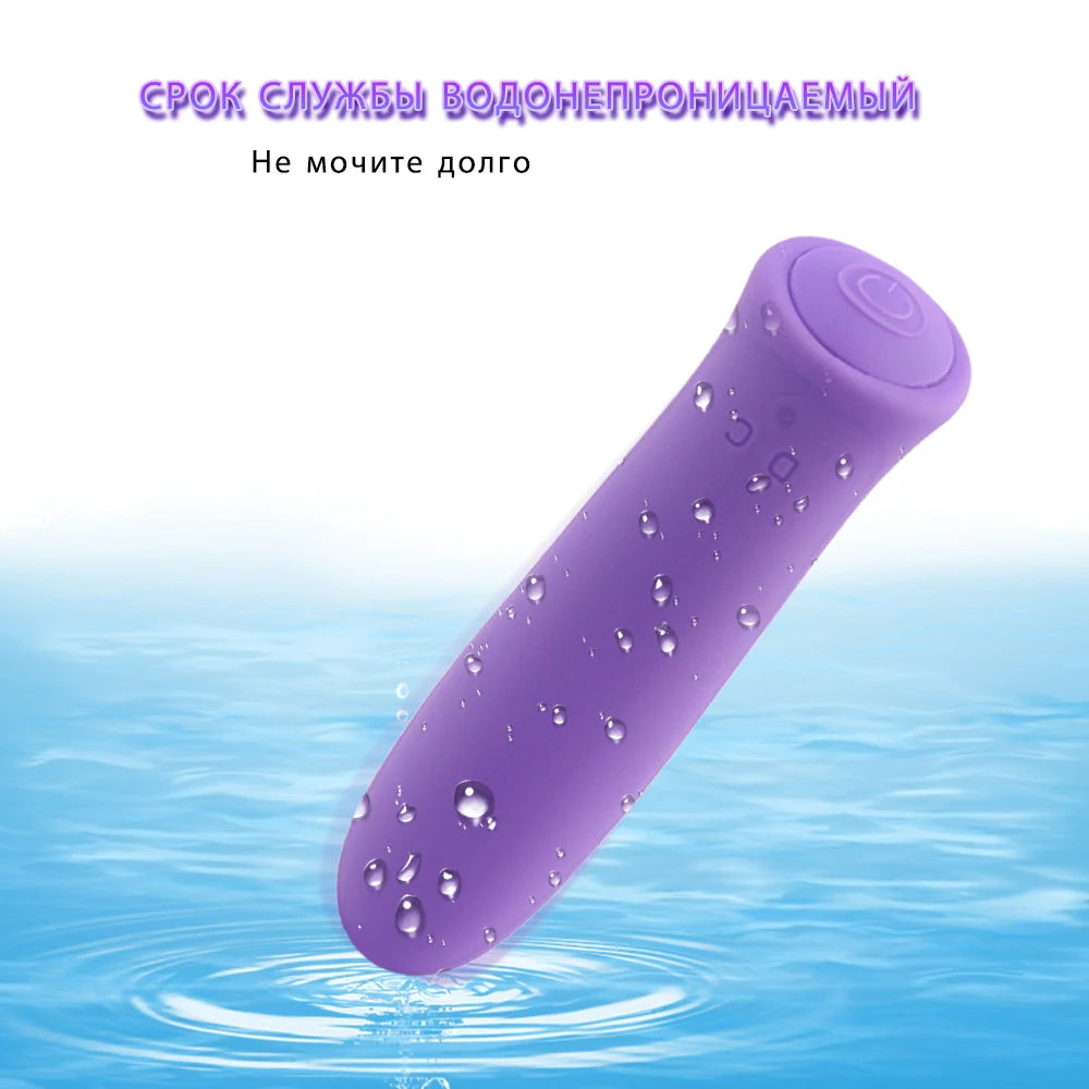 Mini Bullet Vibrator Female Clit Vagina Stimulation G Spot Masturbation Anal Vibration Massage AV Stick Dildo Sex Toys For Women