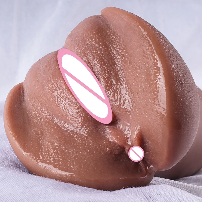 Sex Toys 3D Rubber Vagina Real Pocket Pussy Anal Sex Toys Artificial Vagina Adult Toys For Men Sex Shop Vagina Sex for Men
