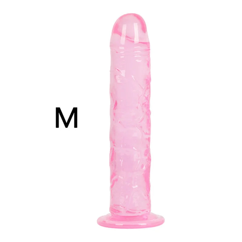Adult Supplies Sex Toy Realistic Dildos Lifelike Flexible Dildo With Suction Cup For hands-free Play Adult Sex Toys For Men