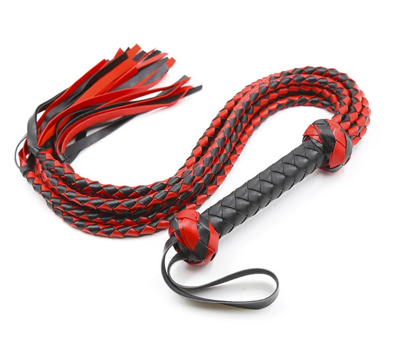 8 Braids Slave Bdsm Whip Sex Toys for Womans Couples Adult Games Bdsm Spanking Flogger Whip Bondage Restraints Leather Whips