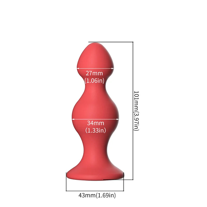Silicone Anal Plug For Women Anal Vaginal Expander Bottom with colored diamonds Sex Toy Adults Games Couple Tool Erotic Products