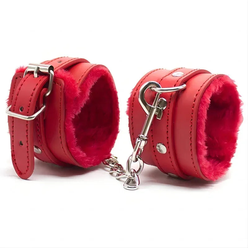 Sex Toys Handcuffs  PU Leather Restraints Bondage Cuffs Roleplay Tools Erotic Handcuffs for Couples GameSex Products Sexy