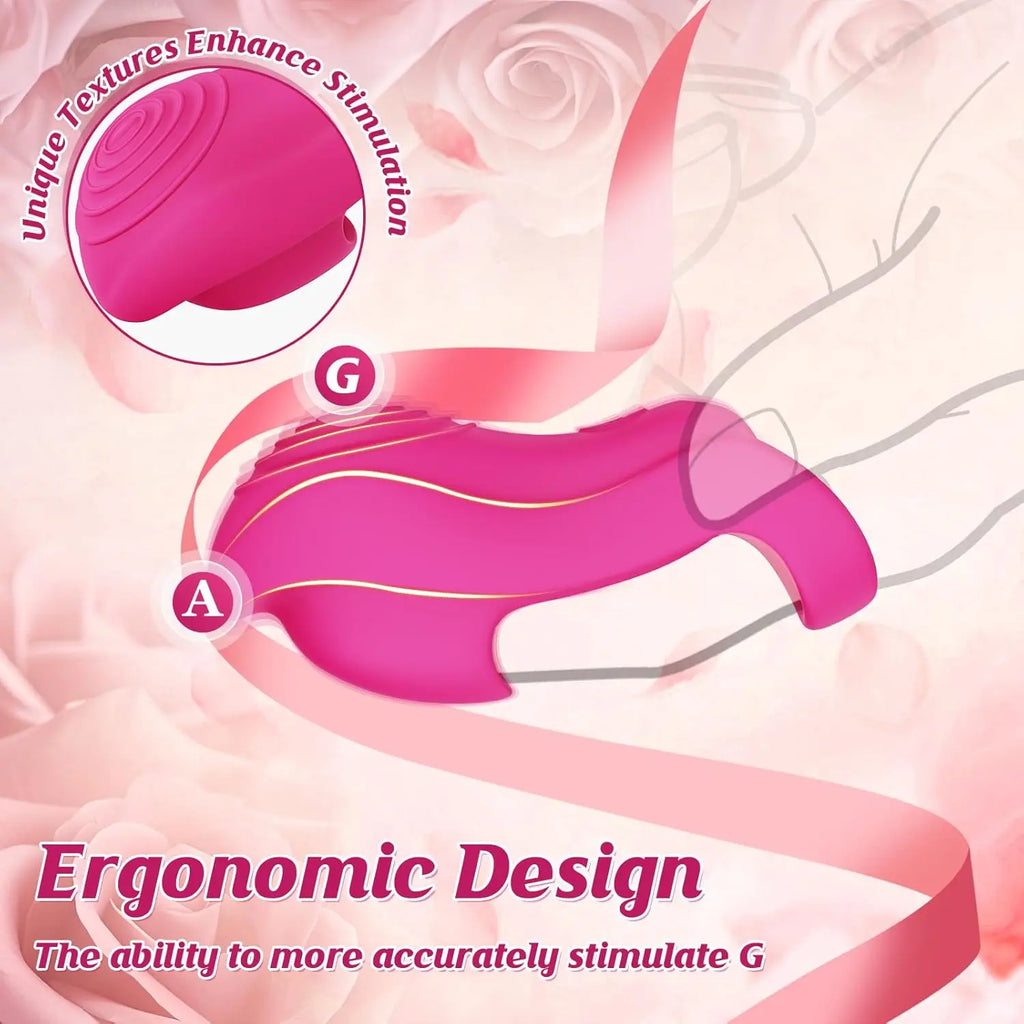 Adult sex toys 9 vibration modes Finger vibrator G-spot, clitoris, anal and Nipple stimulator Mini Quiet female couple adult toy